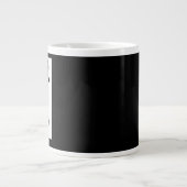 Jane Austen Silhouet Grote Koffiekop (Voorkant)