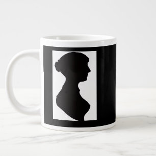 Jane Austen Silhouet Grote Koffiekop