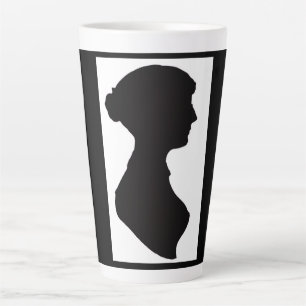 Jane Austen Silhouet Latte Mok