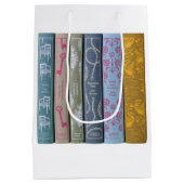 Jane Austen Silhouet Medium Cadeauzakje (Achterkant)