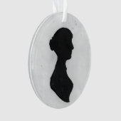 Jane Austen Silhouet Ornament (voorkant)