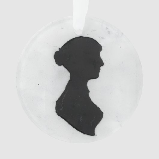 Jane Austen Silhouet Ornament (voorkant)