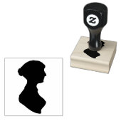 Jane Austen Silhouet Rubberstempel (Gestempeld)