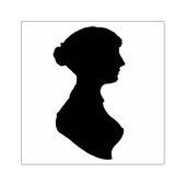 Jane Austen Silhouet Rubberstempel (Afrduk)
