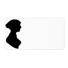 Jane Austen Silhouette Etiket