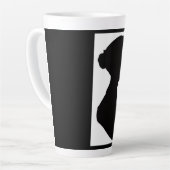 Jane Austen Silhouette Latte Mok (Linkerhoek)