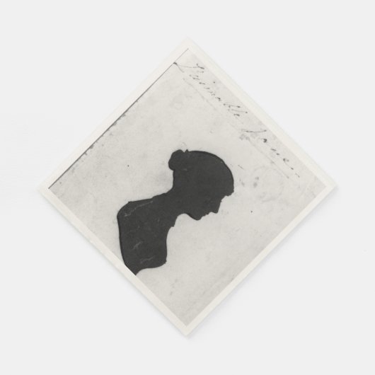 Jane Austen Silhouette Napkins Servet (Hoek)