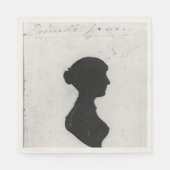 Jane Austen Silhouette Napkins Servet (Voorkant)