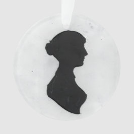 Jane Austen Silhouette Ornament