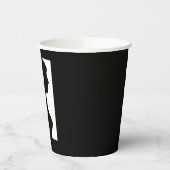 Jane Austen Silhouette Papieren Bekers (Links)