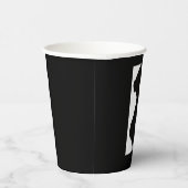 Jane Austen Silhouette Papieren Bekers (Rechts)