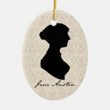 Jane Austen silhouette-profiel