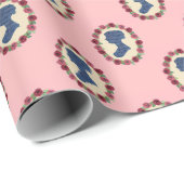 Jane Austen sillhouette Cadeaupapier (Rol Hoek)