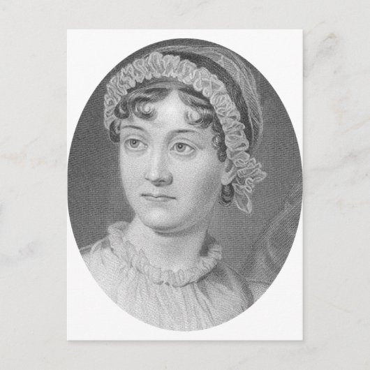 Jane Austen Simply Jane Portrait Briefkaart (Voorkant)
