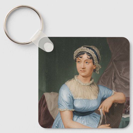 Jane Austen Sleutelhanger (Voorkant)