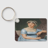 Jane Austen Sleutelhanger (Achterkant)