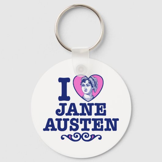 Jane Austen Sleutelhanger (Voorkant)