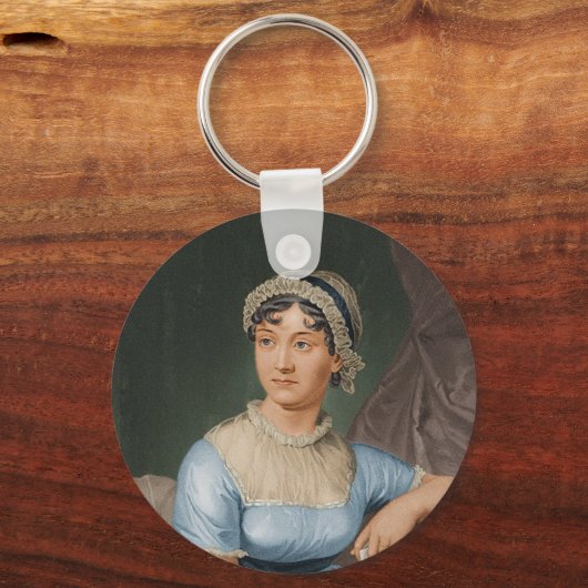 Jane Austen sleutelhanger (Achterkant)