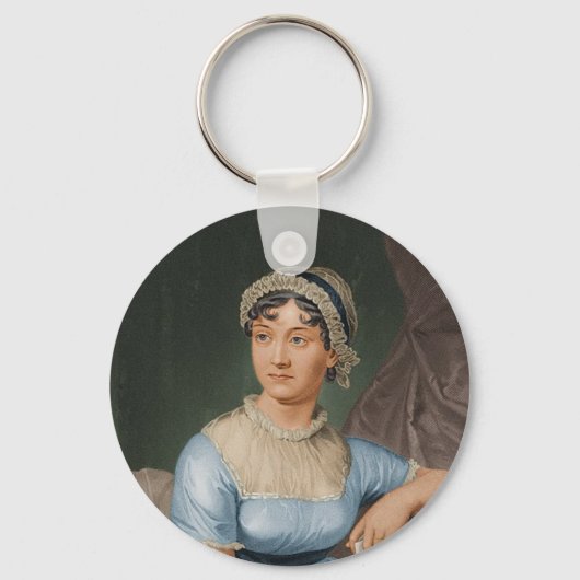 Jane Austen sleutelhanger (Achterkant)
