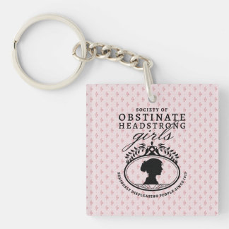 Jane Austen Society of Obstinate Headstrong Girls Sleutelhanger