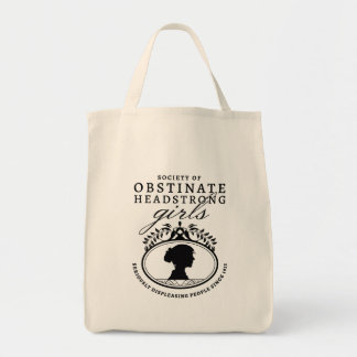 Jane Austen Society of Obstinate Headstrong Girls Tote Bag