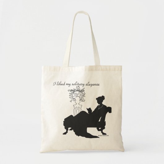 Jane Austen Solitary Elegance Tas (Voorkant)