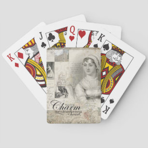 Jane Austen-speelkaarten Pokerkaarten