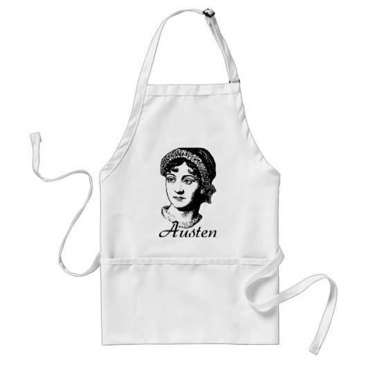 Jane Austen Standaard Schort (Voorkant)