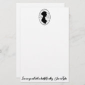 Jane Austen Stationery Briefpapier (Voorkant / Achterkant)