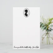 Jane Austen Stationery Briefpapier (Staand voorkant)