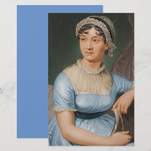 Jane Austen Stationery Briefpapier (Voorkant / Achterkant)