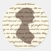 Jane Austen Sticker (Voorkant)