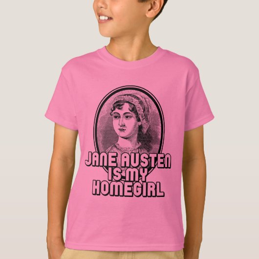 Jane Austen T-shirt (Voorkant)