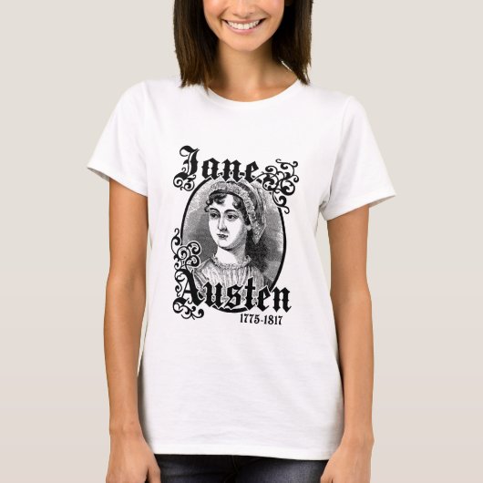 Jane Austen T-shirt (Voorkant)