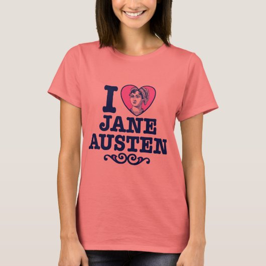 Jane Austen T-shirt (Voorkant)