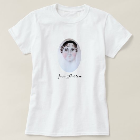 Jane Austen T-shirt (Design voorkant)