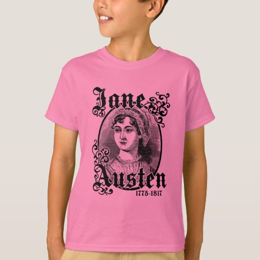 Jane Austen T-shirt (Voorkant)