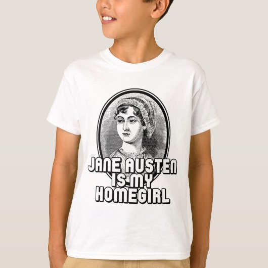 Jane Austen T-shirt (Voorkant)