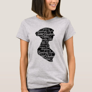 Jane Austen t shirt de heer Darcy t shirt silhouet