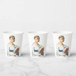 Jane Austen Thema Papieren Bekers