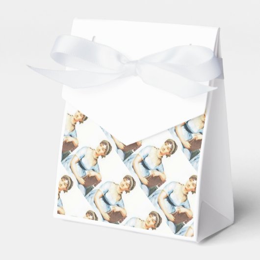 Jane Austen Thema Tea Party Favor Box Bedankdoosjes (Voorkant Zijde)