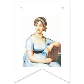 Jane Austen Thema Tea Party Verjaardagsbanner Vlaggetjes (Eerste vlag)