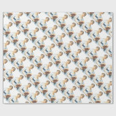 Jane Austen Theme Birthday Party Wrapping Paper Cadeaupapier (Vlak)