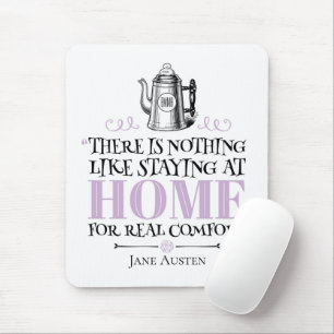 Jane Austen - Thuis blijven - Koffiepot Muismat