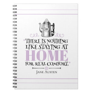 Jane Austen - Thuisblijven - Koffiepot Notitieboek