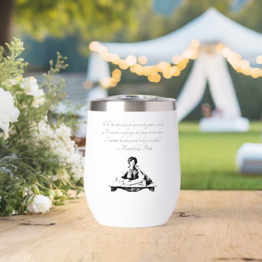Jane Austen Time Quote – Vintage van Mansfield Par (Bruiloft (Gedraaid)  )