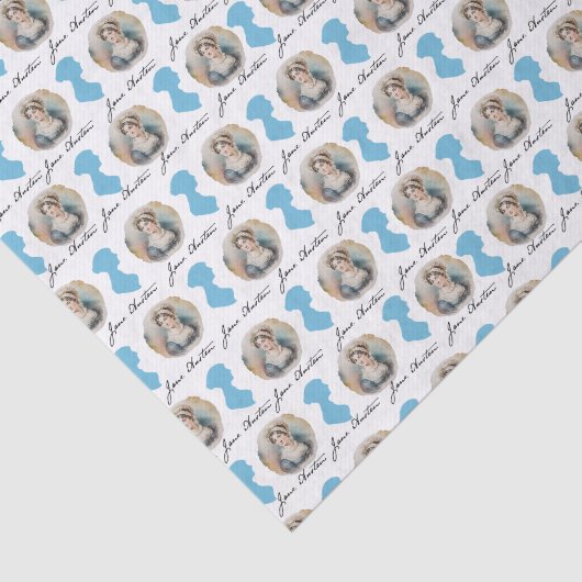 Jane Austen Tissue Paper Tissuepapier (Detail)
