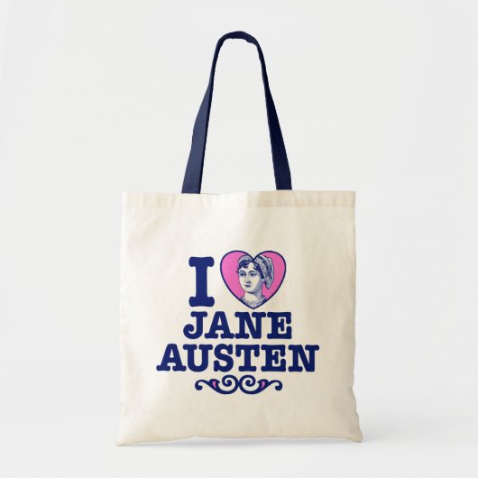 Jane Austen Tote Bag (Voorkant)