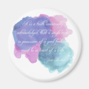 Jane Austen- Truth universeel erkend Magneet