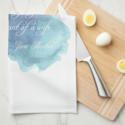 Jane Austen- Truth universeel erkend Theedoek (Quarter Fold)